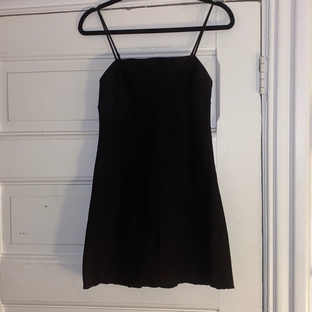 Urban Outfitters black fit and flare mini dress